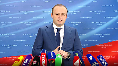 Пресс-подход представителей фракции «Новые люди»