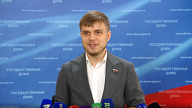 Пресс-подход представителей фракции «Новые люди»