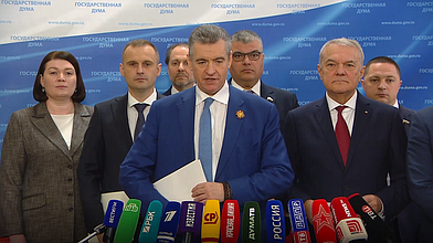 Пресс-подход представителей фракции ЛДПР