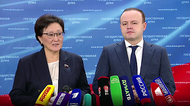 Пресс-подход представителей фракции «Новые люди»