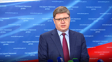 Пресс-подход Первого заместителя руководителя фракции «Единая Россия» Андрея Исаева