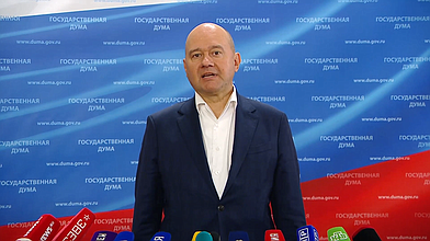 Пресс-подход представителя фракции "Новые люди"