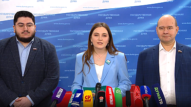 Пресс-подход представителей фракции «Новые люди»