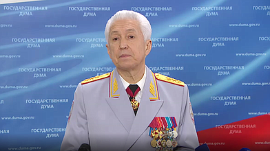 Пресс-подход руководителя фракции «Единая Россия» Владимира Васильева