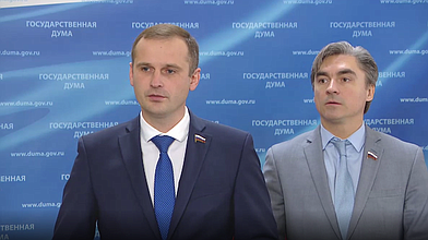 Пресс-подход представителей фракции ЛДПР