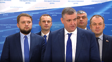 Пресс-подход представителей фракции ЛДПР