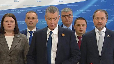 Пресс-подход фракции ЛДПР по итогам прямой линии «Итоги года с Владимиром Путиным»