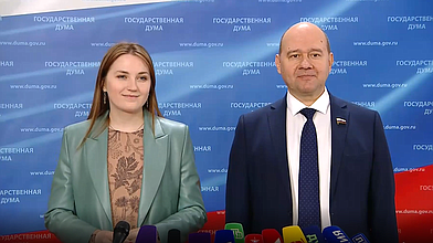 Пресс-подход представителей фракции «Новые люди»