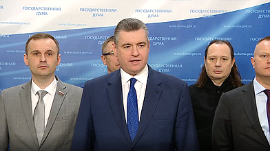 Пресс-подход представителей фракции ЛДПР