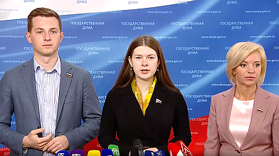 Пресс-подход представителей фракции «Единая Россия»