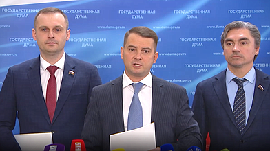 Пресс-подход представителей фракции ЛДПР