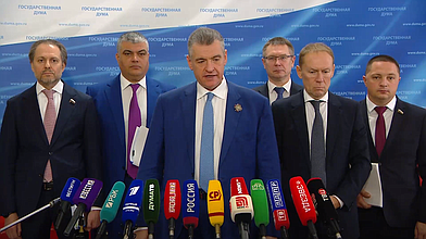 Пресс-подход представителей фракции ЛДПР