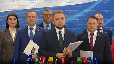 Пресс-подход представителей фракции ЛДПР