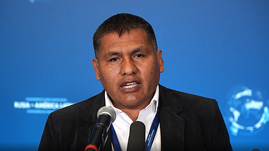 Пресс-подход члена Конгресса Республики Перу Бернардо Хайме Кито Сармьенто