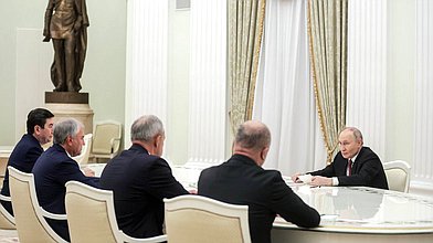 Встреча Президента РФ Владимира Путина с председателями парламентов государств – членов ОДКБ