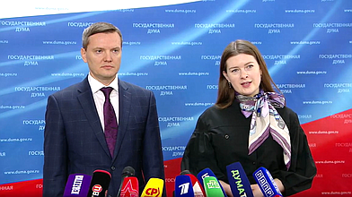 Пресс-подход представителей фракции «Единая Россия»