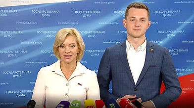 Пресс-подход представителей фракции «Единая Россия»