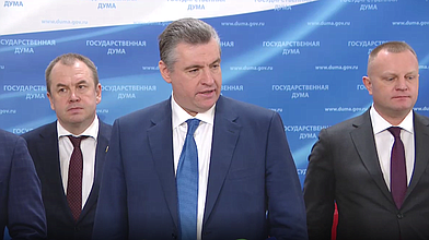 Пресс-подход представителей фракции ЛДПР