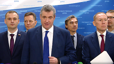 Пресс-подход представителей фракции ЛДПР