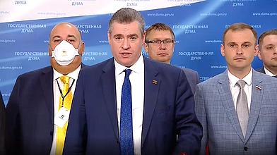 Пресс-подход представителей фракции ЛДПР