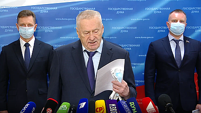 Пресс-подход представителей фракции ЛДПР