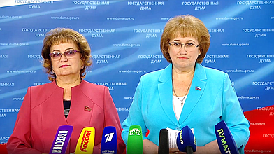 Пресс-подход представителей фракции КПРФ