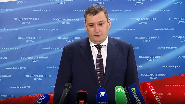 Пресс-подход представителей фракции «Единая Россия»